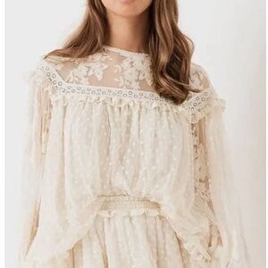 Spell Dawn Lace Blouse size S